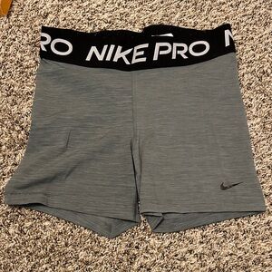 Nike Pro Women's Athletic Gray Shorts
